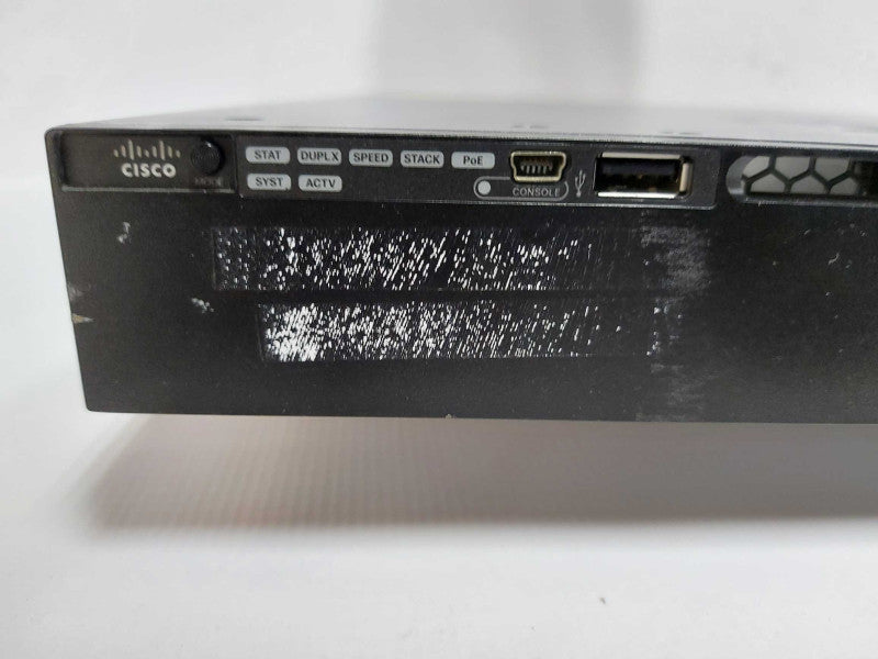 Cisco WS-C3650-24PS-L V05 gigbit network switch PoE - factory reset #