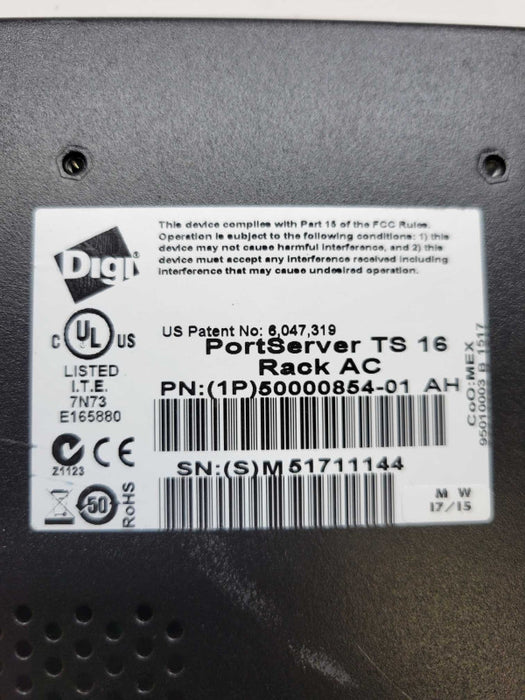 Digi PortServer TS 16 RACK AC Terminal Server