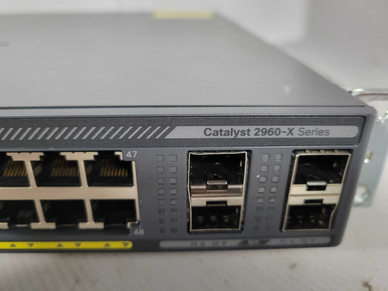 Cisco Catalyst 2960-X WS-C2960X-48FPS-L 48-Port Ethernet Switch 250W PS !