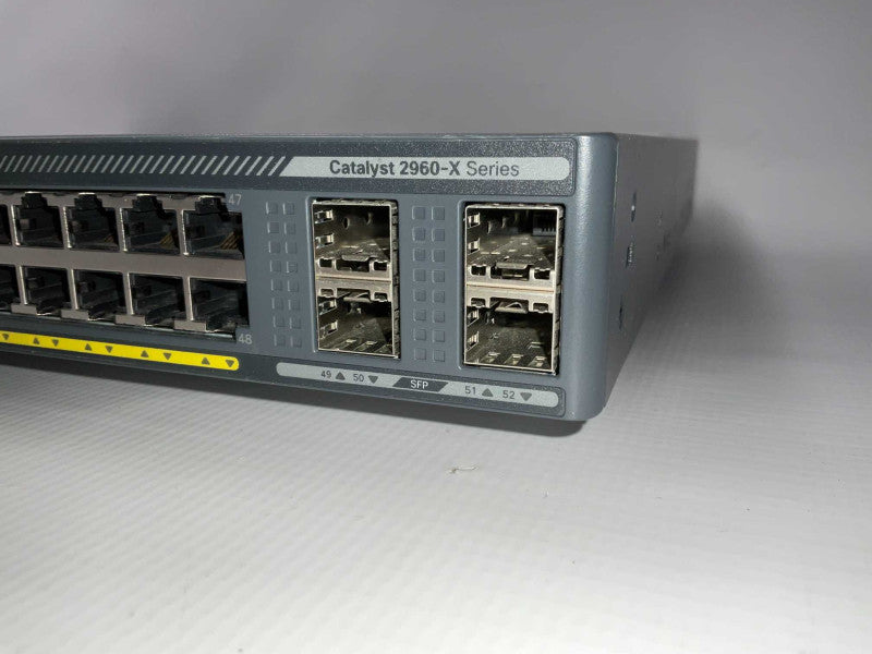 Cisco Catalyst 2960 WS-C2960X-48FPS-L 48 port Gigabit PoE+ 740W Switch  -