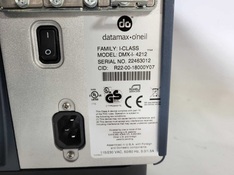 Datamax O\\'Neil I-4212 I-Class Mark II Direct Thermal Label Printer READ Q$