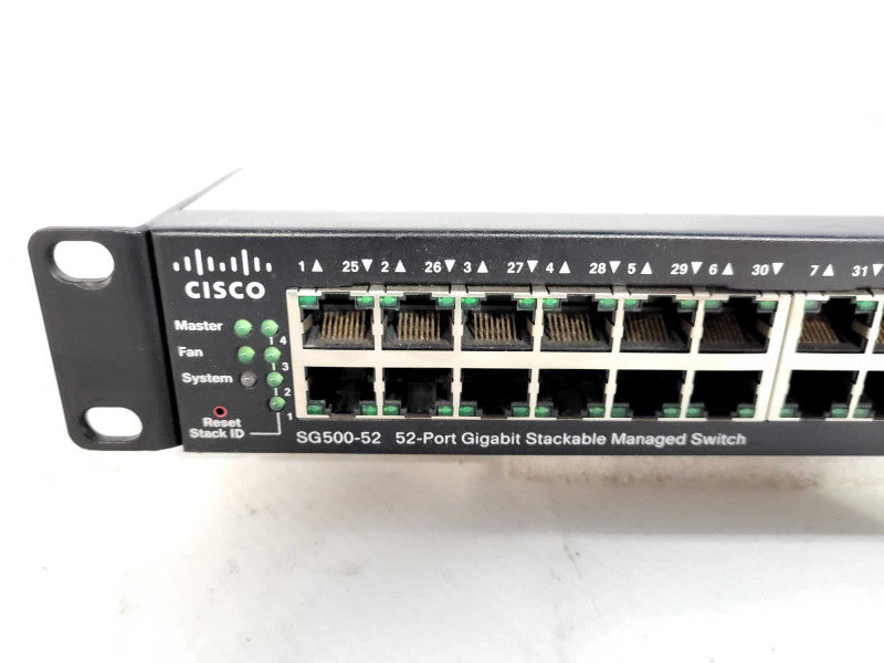 Cisco SG500-52 52x port gigabit Stackable Managed Switch $