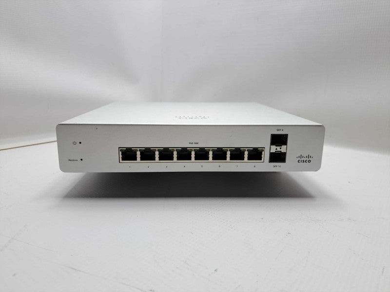 Cisco (MS220-8P) 8 Port Gigabit PoE Cloud Managed Switch **Claimed** )