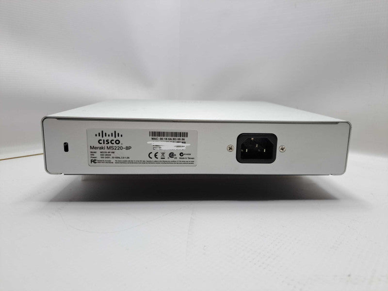 Cisco (MS220-8P) 8 Port Gigabit PoE Cloud Managed Switch **Claimed** )