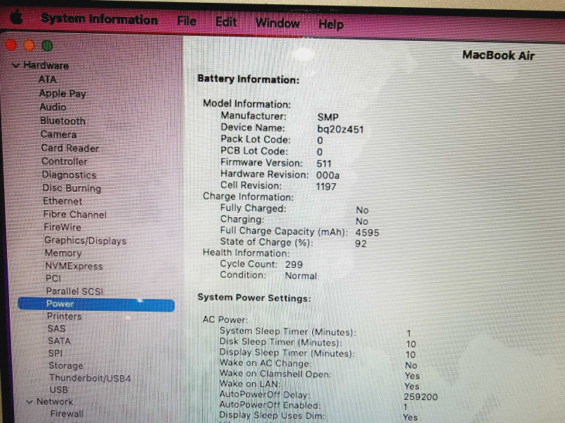 Apple Macbook Air 2015 11\\" Core i5-5250U @ 1.6GHz 4GB DDR3 120GB SSD (