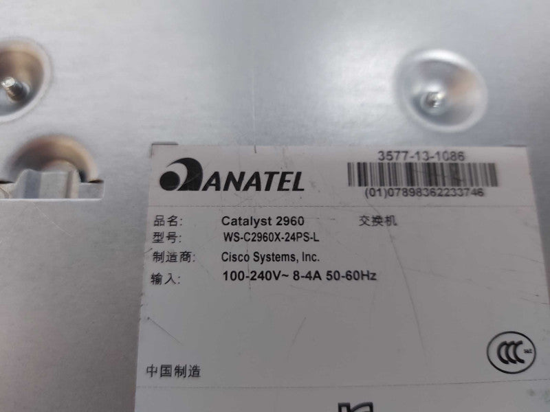 Cisco 2960-X Series Gigabit Network switch WS-C2960X-24PS-L - Fact Reset #