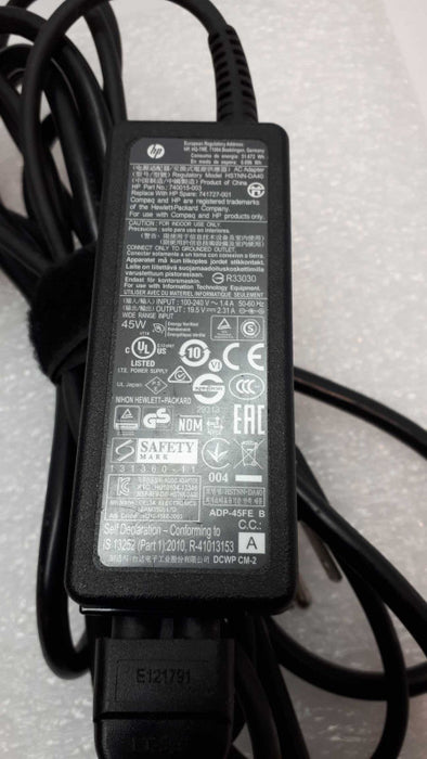 Genuine Original HP 45W 19.5V 2.3A Round Blue Thin Tip Power adaptor Q&