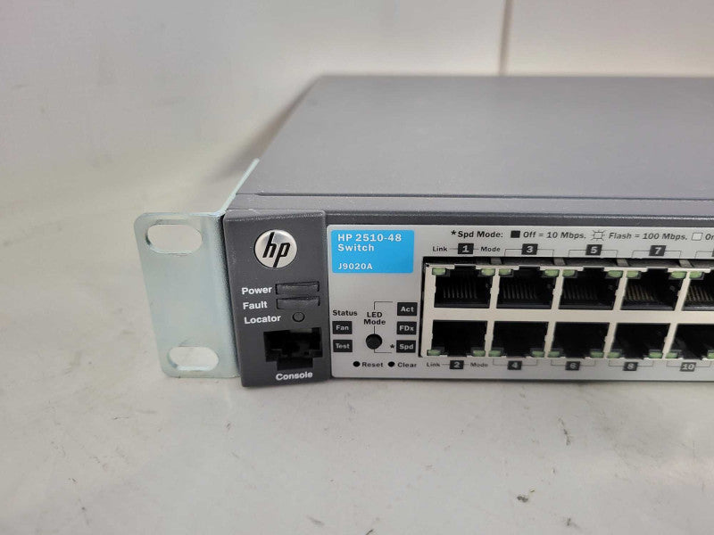 HP Procurve 2510-48 J9020A 48 Port Gigabit Network Switch $