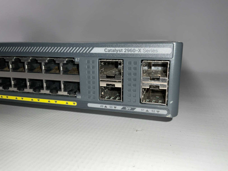Cisco Catalyst 2960 WS-C2960X-48FPS-L 48 port Gigabit PoE+ 740W Switch -