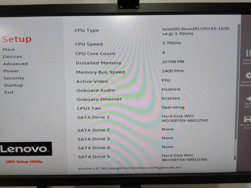 Lenovo Workstation P410 Xeon E5-1630 V4 @ 3.70ghz / 32gb ram / Quadro M2000 #