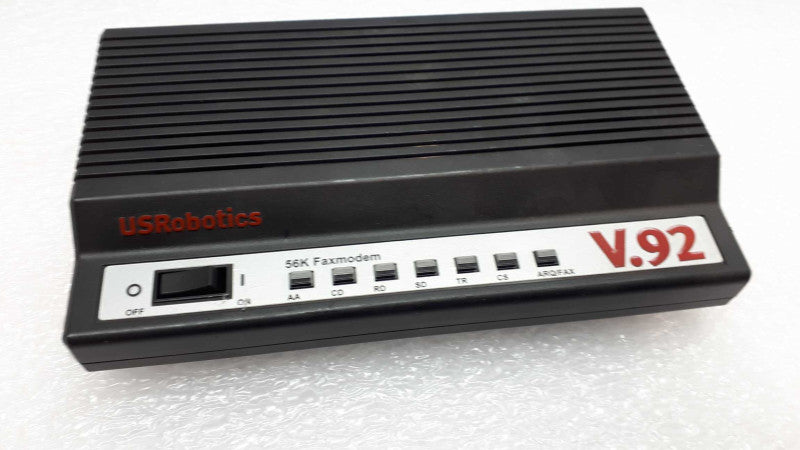 US Robotics V.92 56K External Fax Modem Model - 5686G &