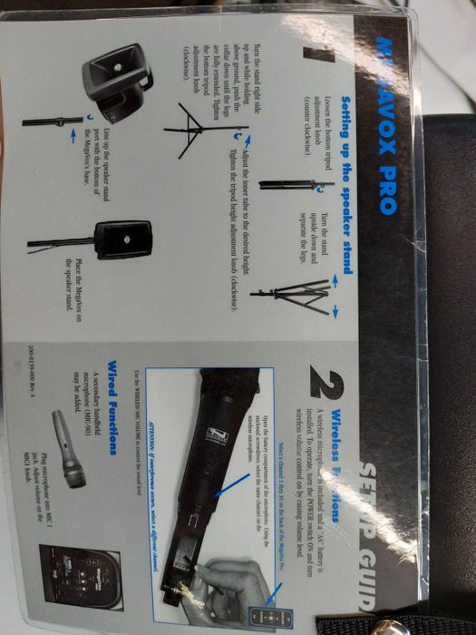 Anchor MegaVox Pro LoudSpeaker PA System