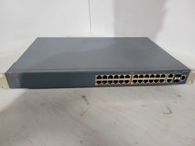 Avaya Ethernet Routing 10/100 3500 Series 3526T-PWR+ 24 Port Network Switch !