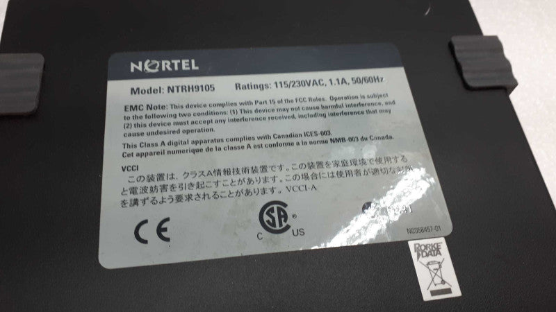Nortel NTRH9105 Portable External 16x CD-ROM Reader &