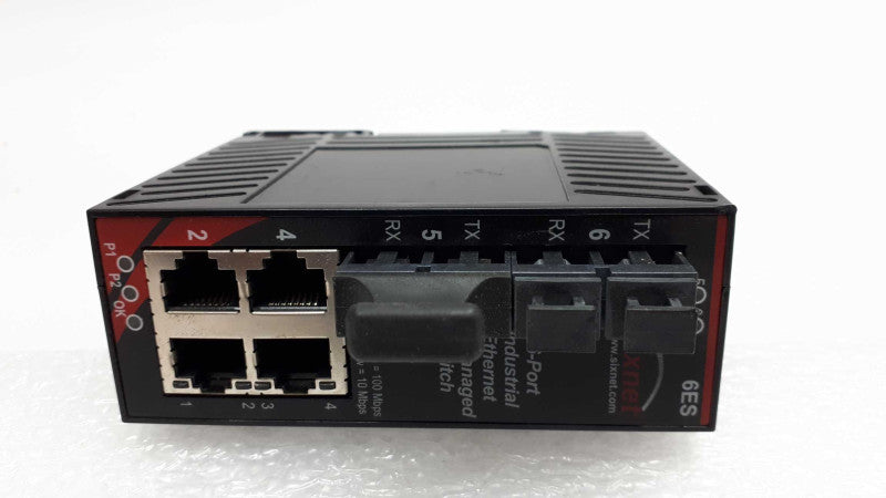 RED LION CONTROLS Sixnet SL-6ES-4SC INDUSTRIAL UNMANAGED ETHERNET SWITCH &