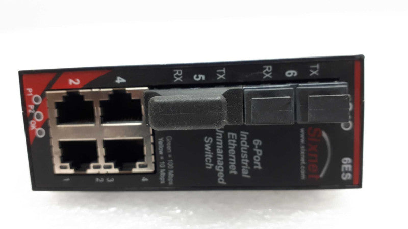 RED LION CONTROLS Sixnet SL-6ES-4SC INDUSTRIAL UNMANAGED ETHERNET SWITCH &