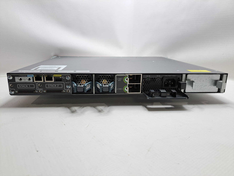 Cisco WS-C3750X-24P-S 24-Port PoE Gigabit Switch 1x C3KX-PWR-715WAC PSU Q)