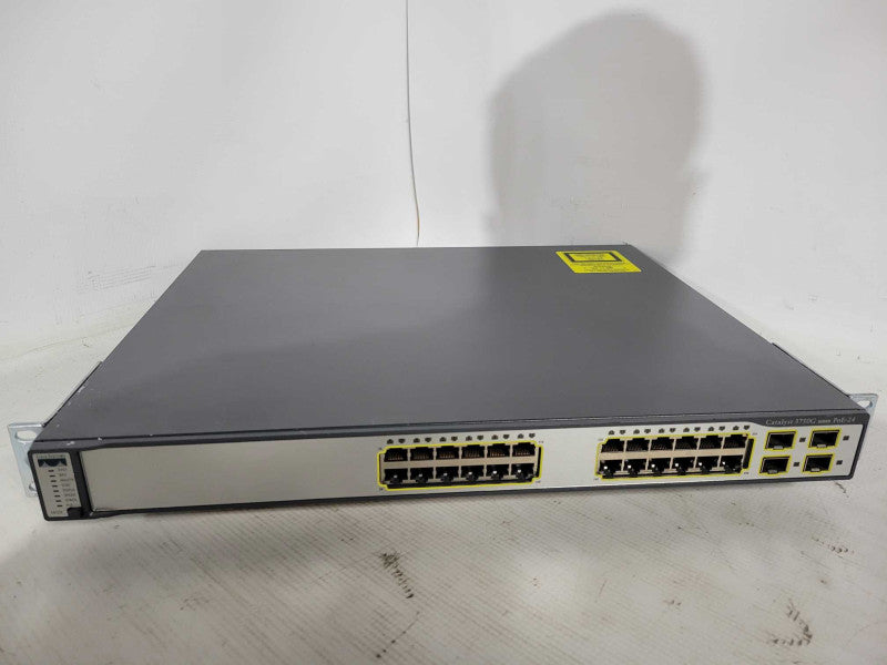 Cisco Catalyst 3750G WS-C3750G-24TS-S1U 24-Port Gigabit Ethernet Switch !