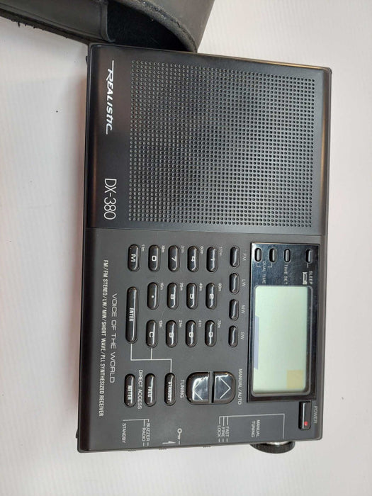 Realistic FM/FM Stereo/LW/MW/Short Wave/PLL Synthesized Receiver DX-380