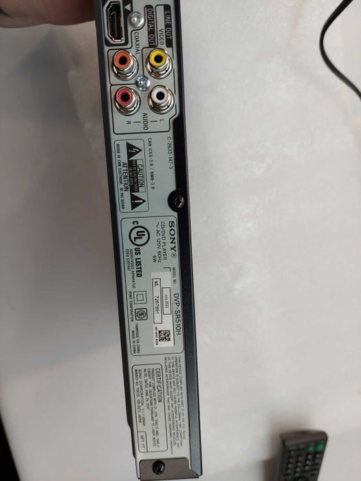 Sony DVD Player with Remote Model: DVP-SR510H