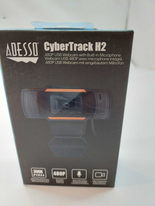 Adesso CyberTrack H2 480P USB Webcam  Q