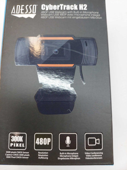 Adesso CyberTrack H2 480P USB Webcam  Q