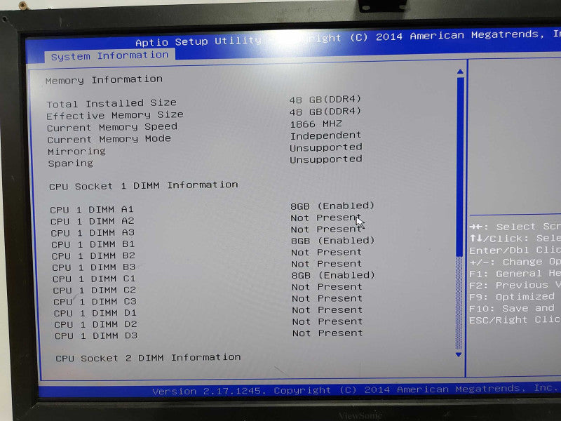 Lenovo Thinkserver RD550 2x Xeon E5-2620 V3 @ 2.40ghz / 48gb dd4 / READ #