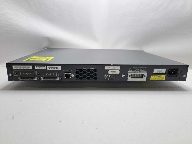 Cisco WS-C3750G-24PS-S 24 Port PoE Gigabit Network Switch )