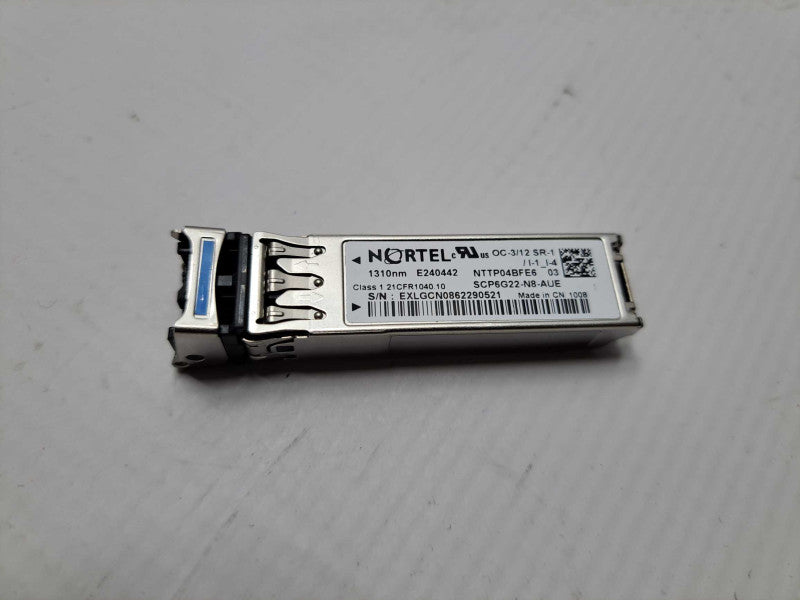 Nortel OC-3/12/STM-1/4 NTK513DAE5 8-Port SFP Card + 8x 1310nm Modules  )
