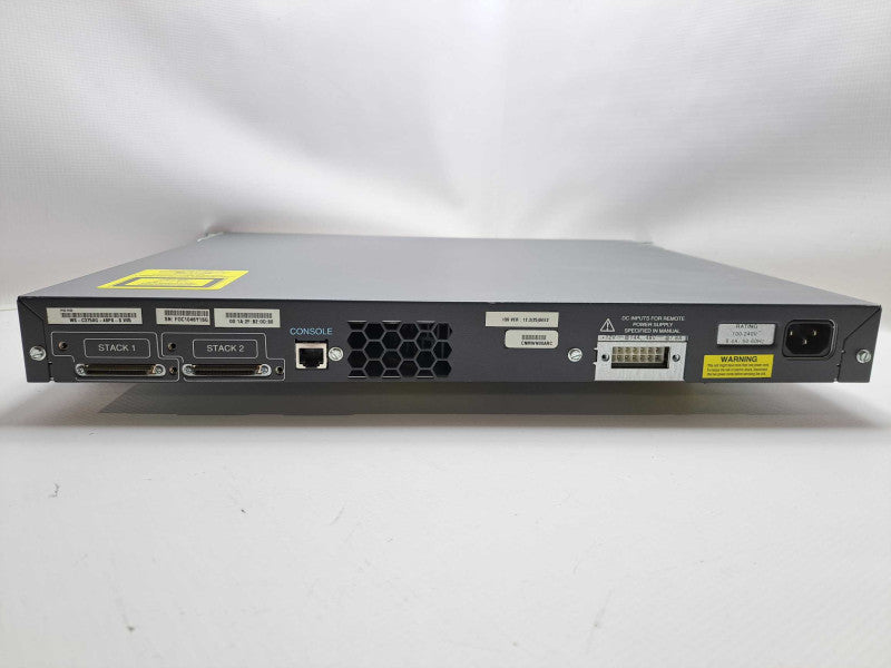 Cisco WS-C3750G-48PS-S 48 Port Gigabit POE Network Switch )