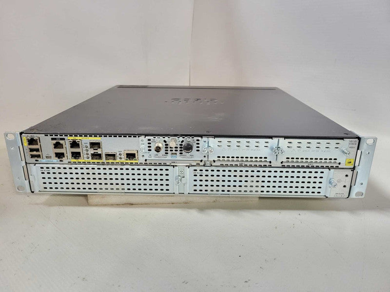 Cisco ISR4351/K9 Gigabit Integrated Service Router, no clock issue Q$