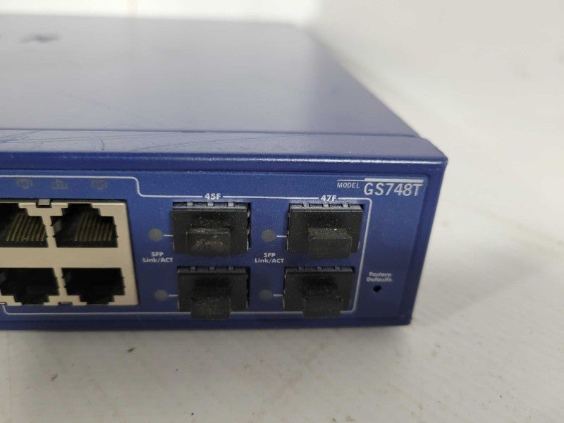 Netgear GS748T V4H1 48-Port Gigabit Smart Managed Switch Q!