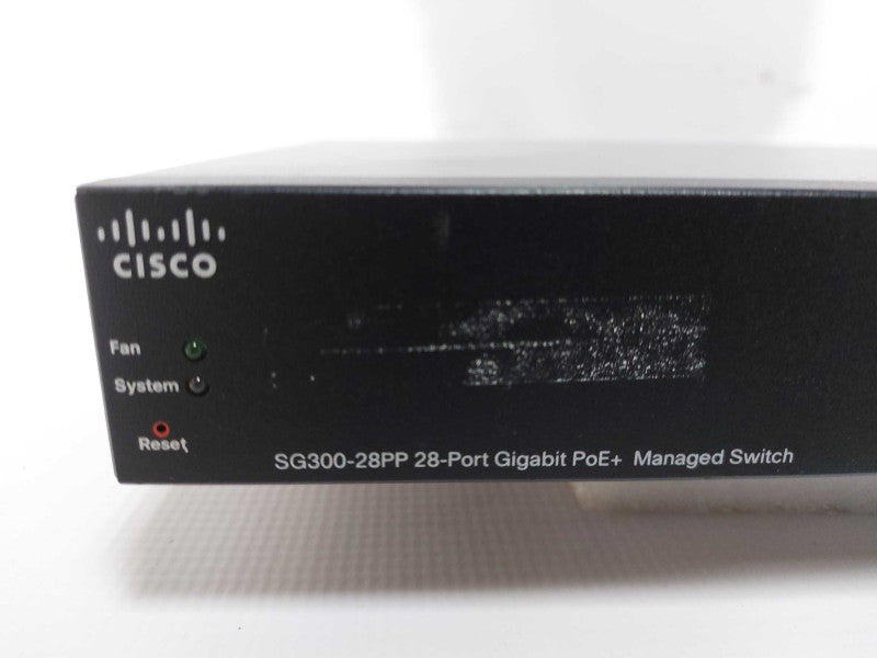 Cisco SG300-28PP 28-Port Gigabit PoE+ Managed Switch #
