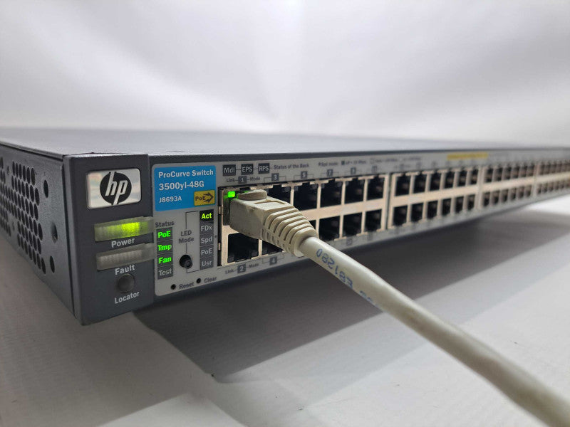 HP ProCurve 3500yl-48G Gigabit PoE Network Switch J8693A  )
