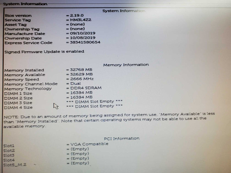 Dell Precision 3630 Tower i7-8700K 32GB DDR4 NO HDD