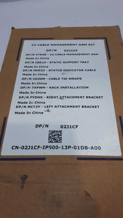 ELL 1U Cable Management Arm Kit DP/N 02J1CF &