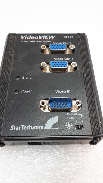 VideoView VS-102 ST122 2 Port VGA Video Splitter &