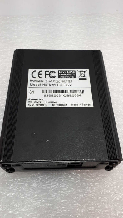 VideoView VS-102 ST122 2 Port VGA Video Splitter &