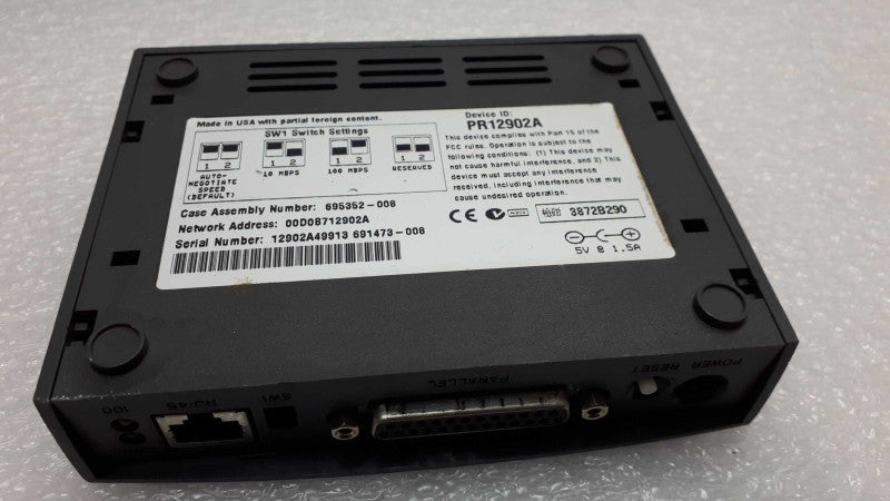 Intel Netport Express Single Port Print Server 695352-008 &