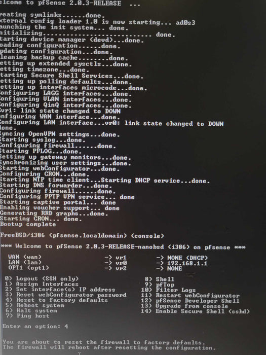 netgate pfsense with 1x LAN, 1x WAN, 1x Opt, 2x USB, and Serial Ports Q_