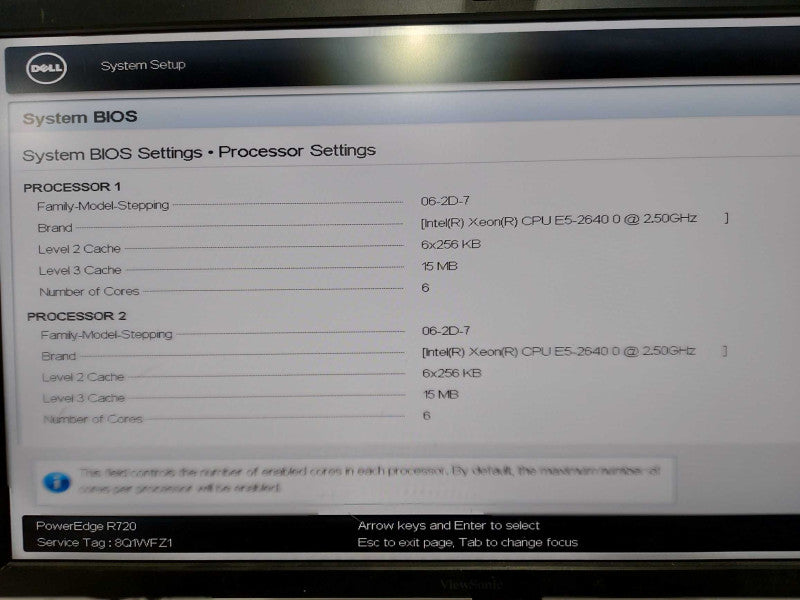 Dell Poweredge R720 2x Xeon E5-2640 @ 2.50ghz / 32gb ram / H710 Mini / READ #