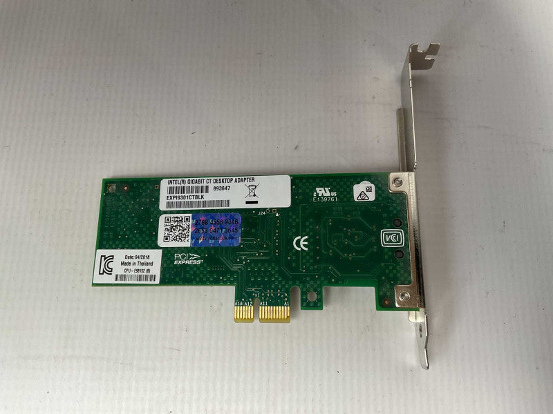 Intel Gigabit CT Desktop adaptor PCIe Full Bracket  Q-