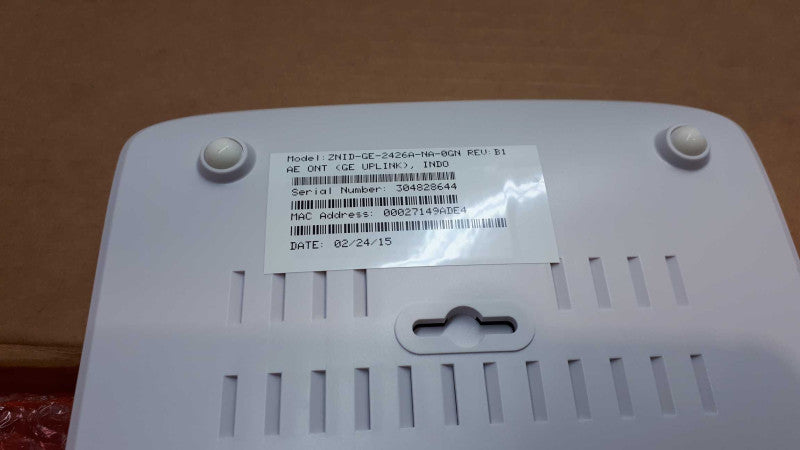 Zhone ZNID-GE-2426A-NA-0GN Gigabit Active Ethernet ONT  &
