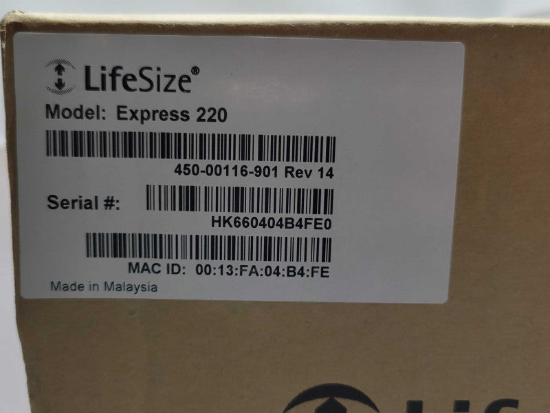 LifeSize Express 220 Conferencing Kit w/ Cam 10x & Conference Phone _