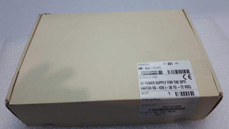 DC power supply for the opti switch-os v20 (em-v20 ps/dc) Q&
