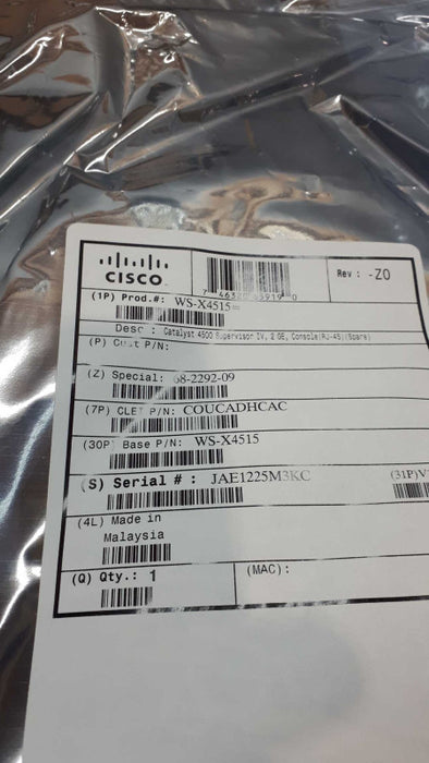 Cisco Systems WS-X4515  Supervisor Engine Module Expansion Card &