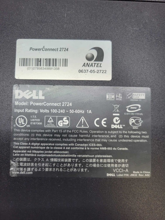 DELL PowerConnect 2724 24-Port Gigabit Ethernet SFP Network Switch Q
