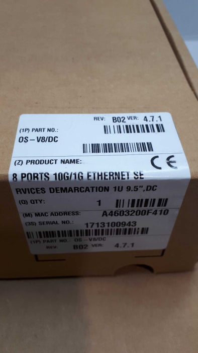 8 ports 10g/1g ethernet services demarcation 1u 9.5\\" DC Q&