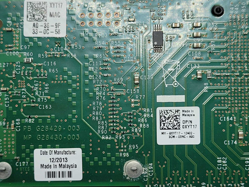 DELL 0XYT17 Intel X520-DA2 SFP+ 10G Network Adapter, FH Q_