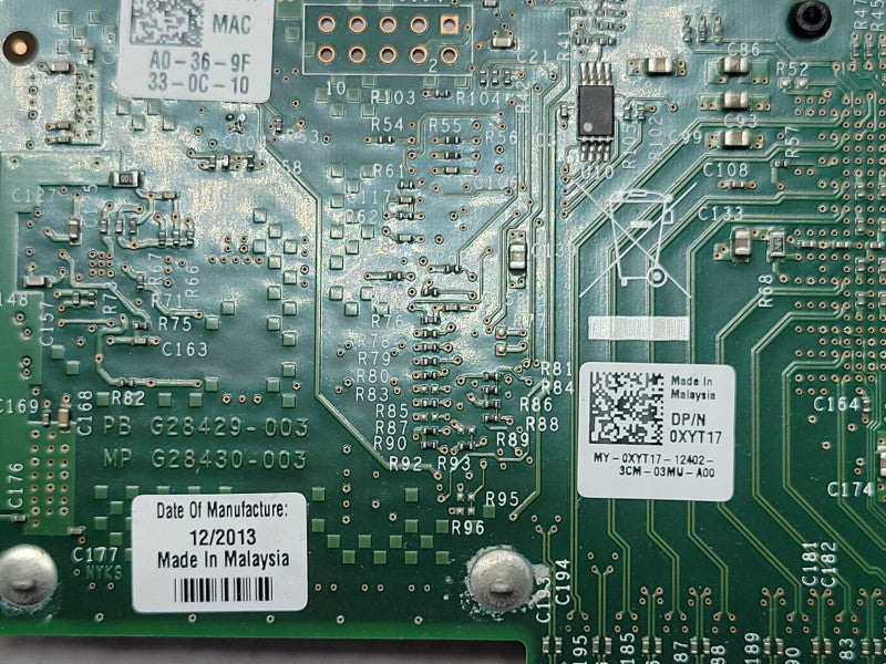 DELL 0XYT17 Intel X520-DA2 SFP+ 10G Network Adapter, FH Q_